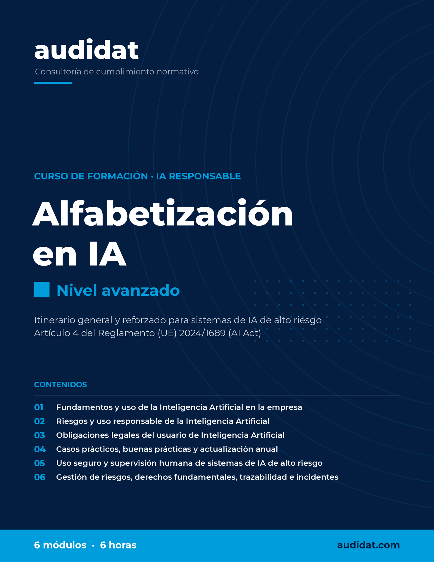 Alfabetización en IA · Nivel Avanzado